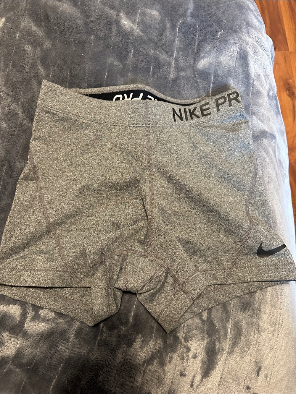 Nike Gray Women's Compression Bike Shorts